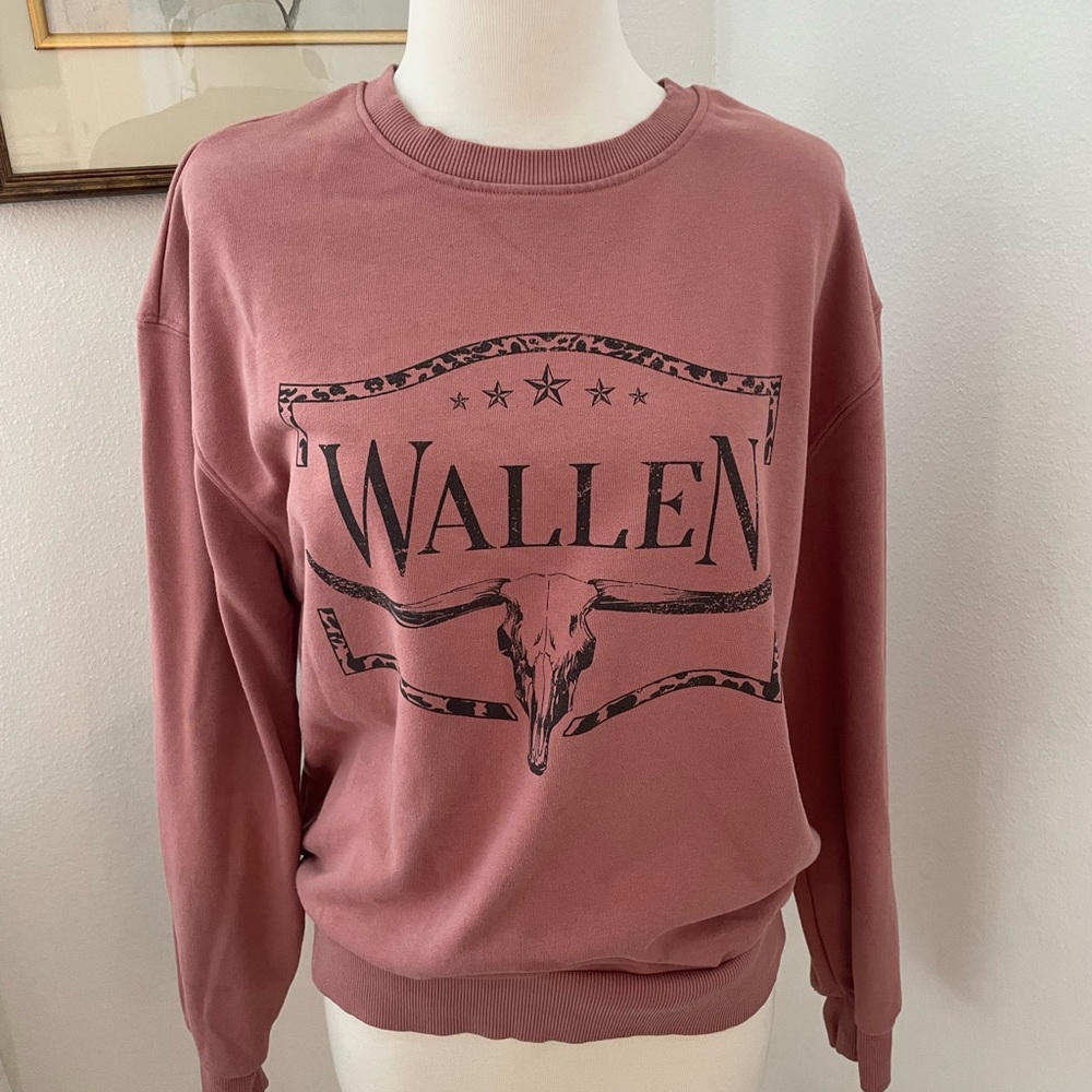 Wallen Graphic Sweatshirt in Mauve
